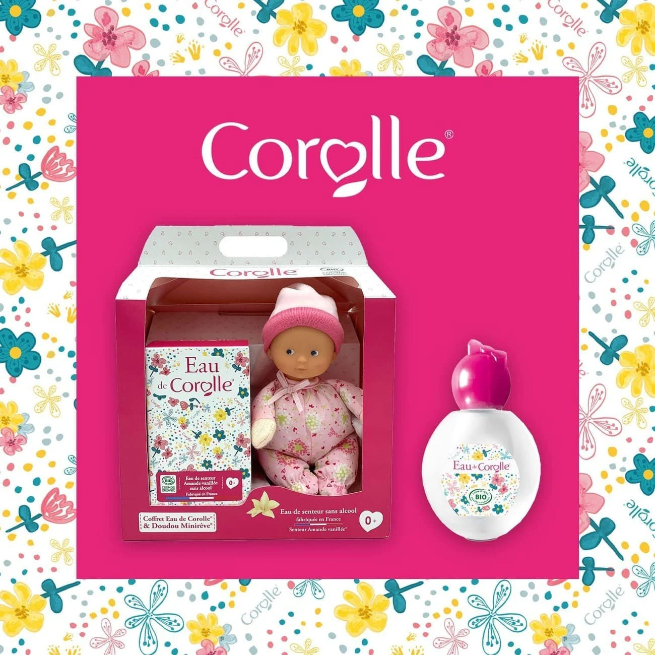 Corolle Eau de senteur bébé et doudou mini rêve