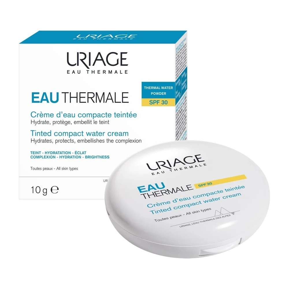 EAU THERMALE Idratazione Viso Crema Compatta all'Acqua Colorata SPF30 - Fondotinta crema, Fondotinta compatto