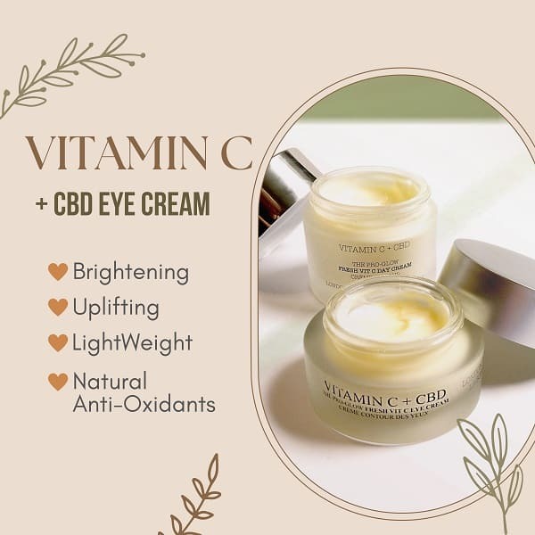 London Botanical Laboratories Vitamin C + CBD øyekrem