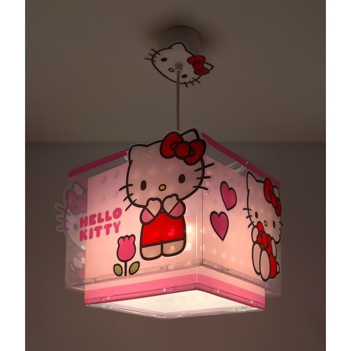 Lámpara de araña y lámpara colgante infantil de Hello Kitty de Dalber