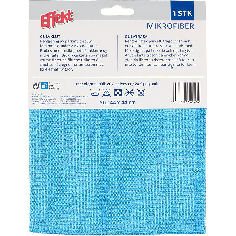 Effekt mikrofiber golvduk
