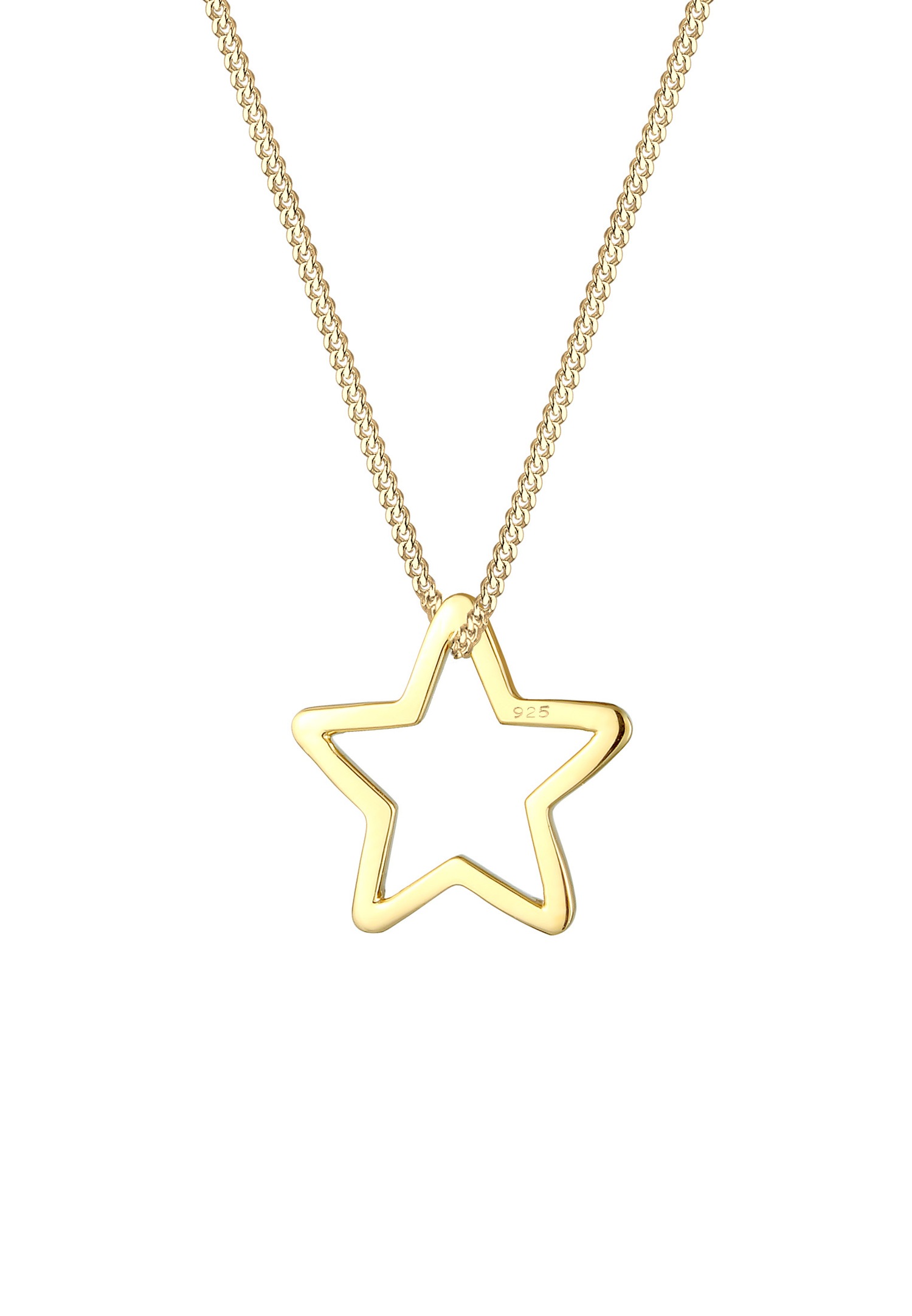 Elli Femme Pendentif d'Étoile en Filigrane Argent Sterling 925
