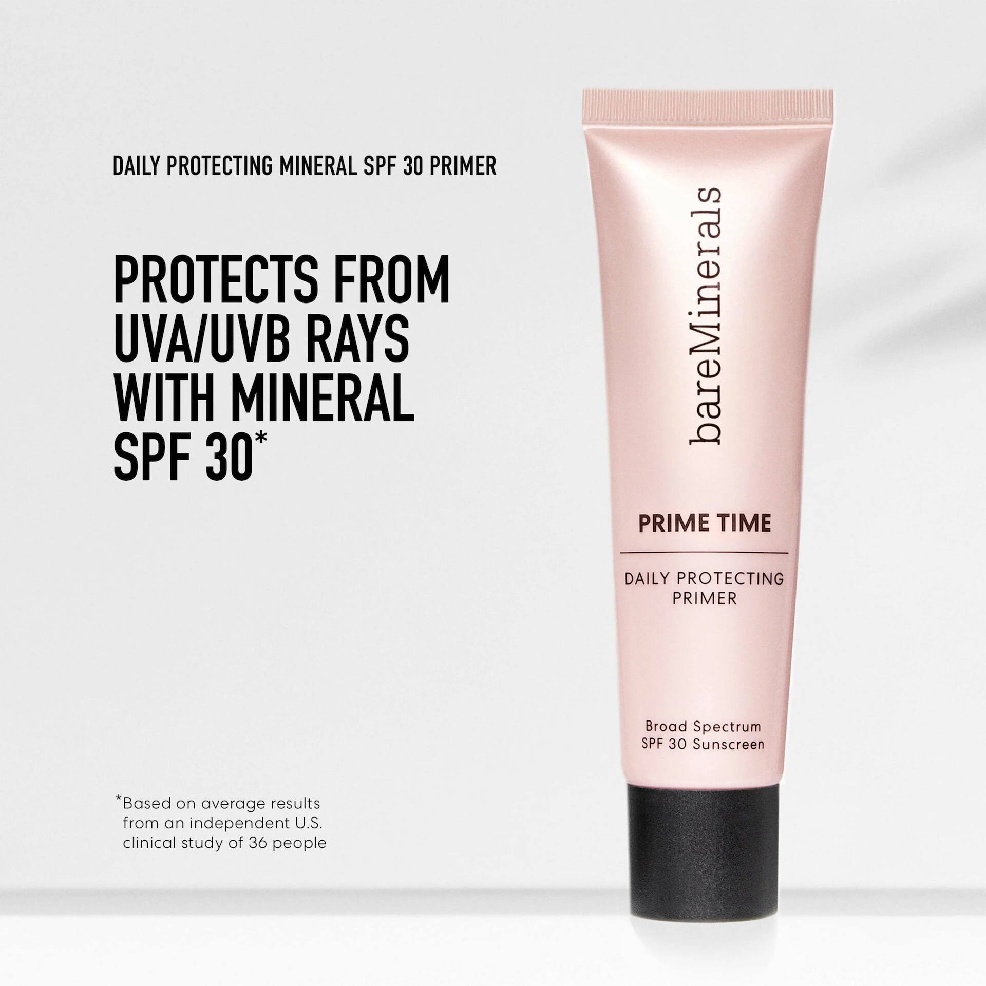 Prime Time Nappali Védőalapozó SPF30 30 ml - bareMinerals