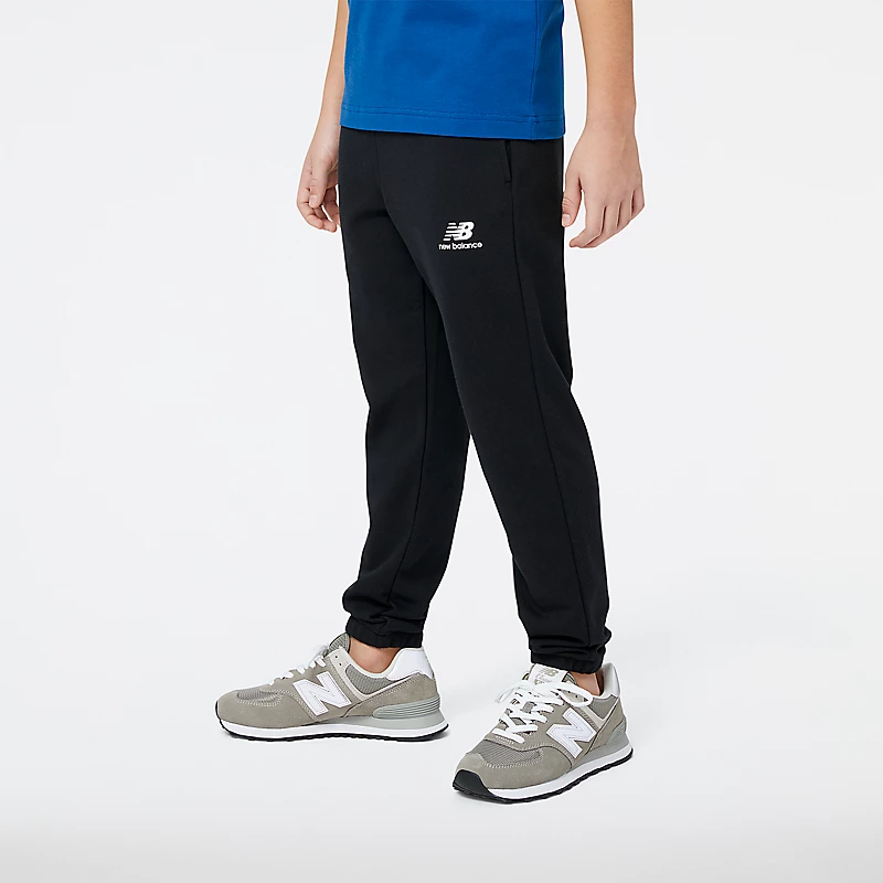 Spodnie dresowe Enfant Essentials Stacked Logo French Terry – CZARNE