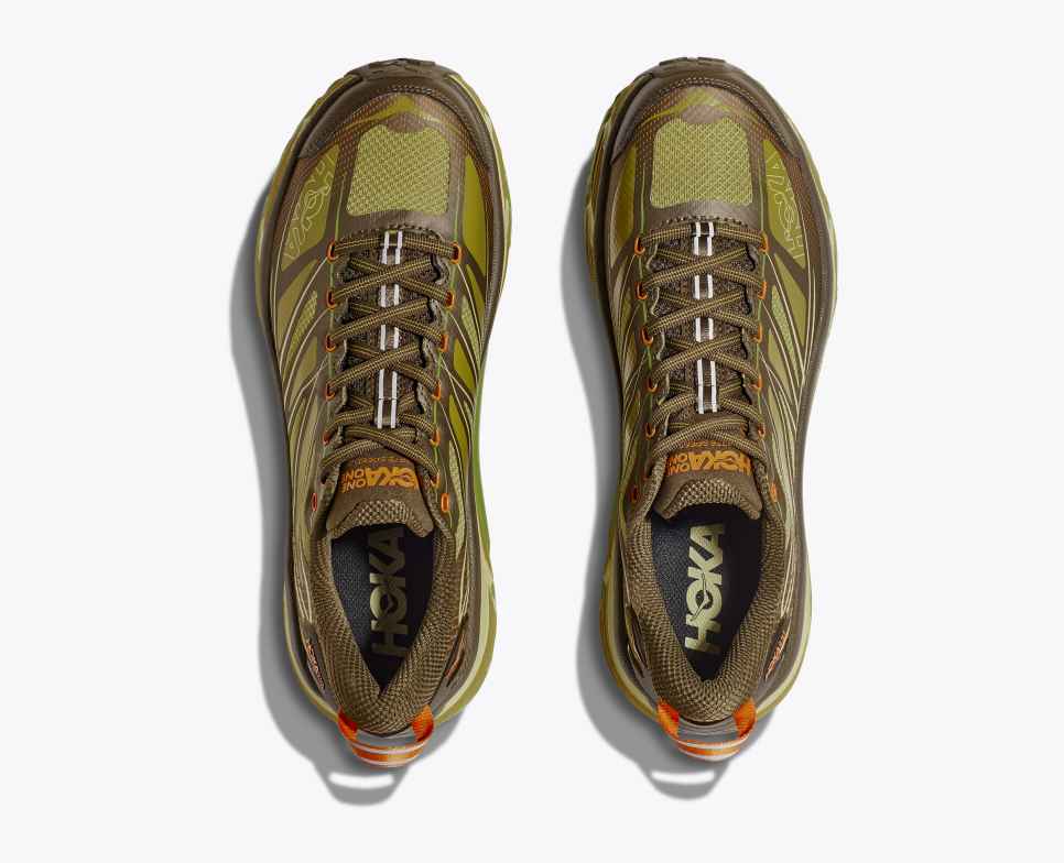 HOKA Mafate Speed 2 Donker Olijf / Gouden Korstmos
