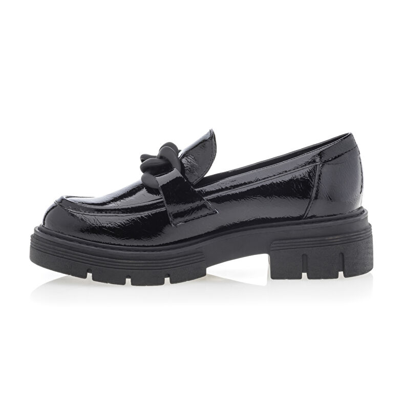 Svarte loafers/båtsko til dame