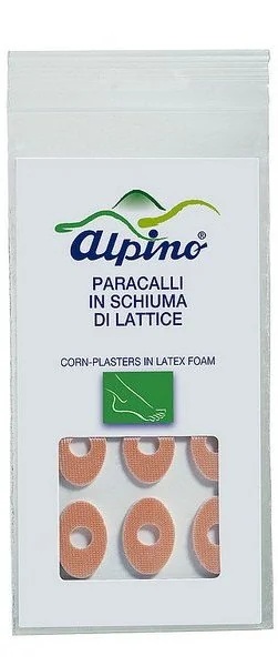 ALPINO Alpine ovale eeltbeschermer Afbeelding 9 stuks