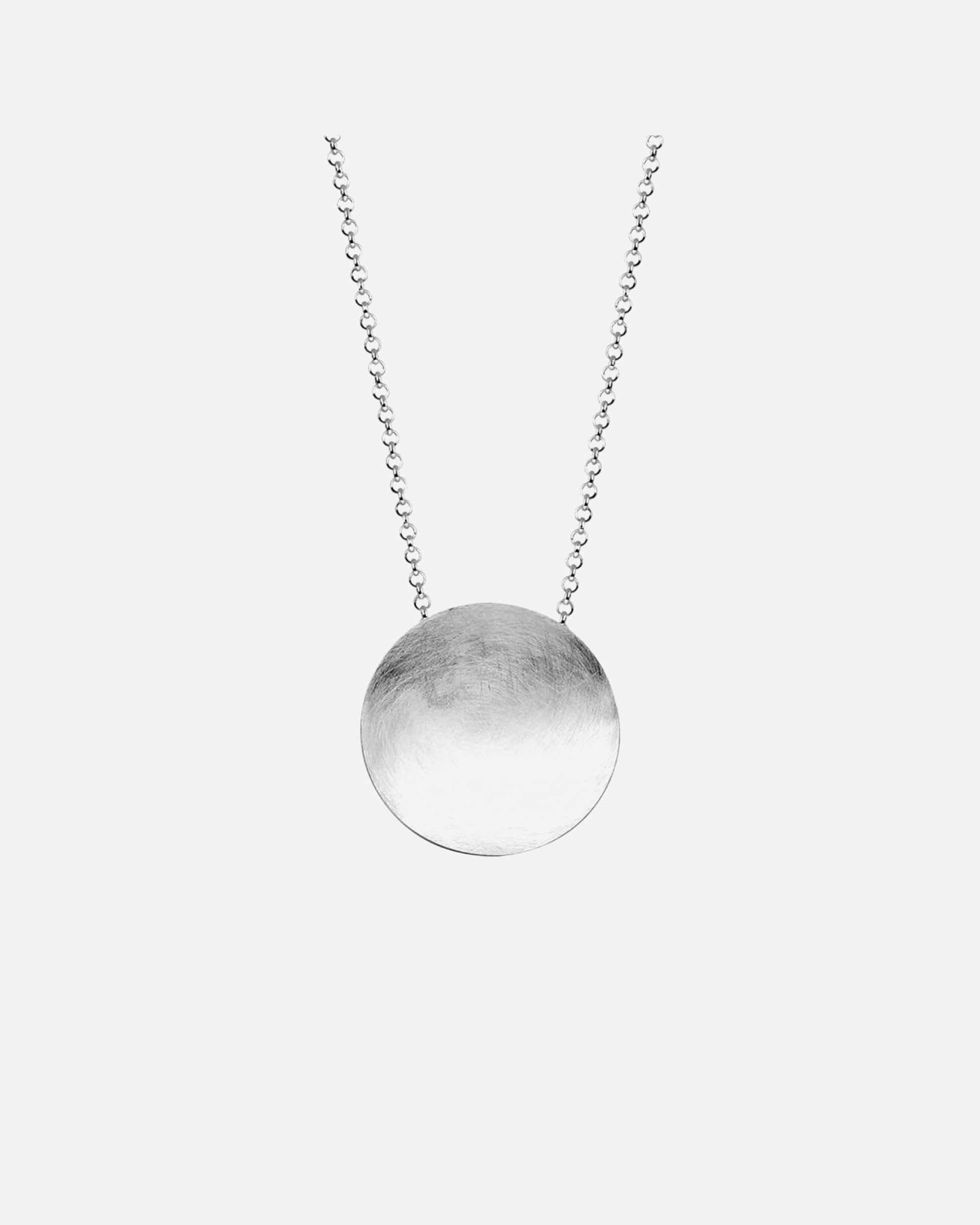 Nenalina Femmes pendentif lune mat en argent sterling 925