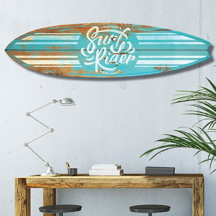 Decorative surfboard, California surf style