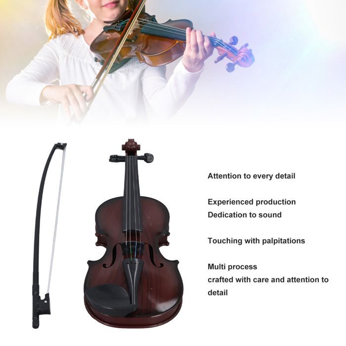 OMABETA jouet de violon pour enfants Instrument de jouets de violon pour enfants réaliste jeux jouet