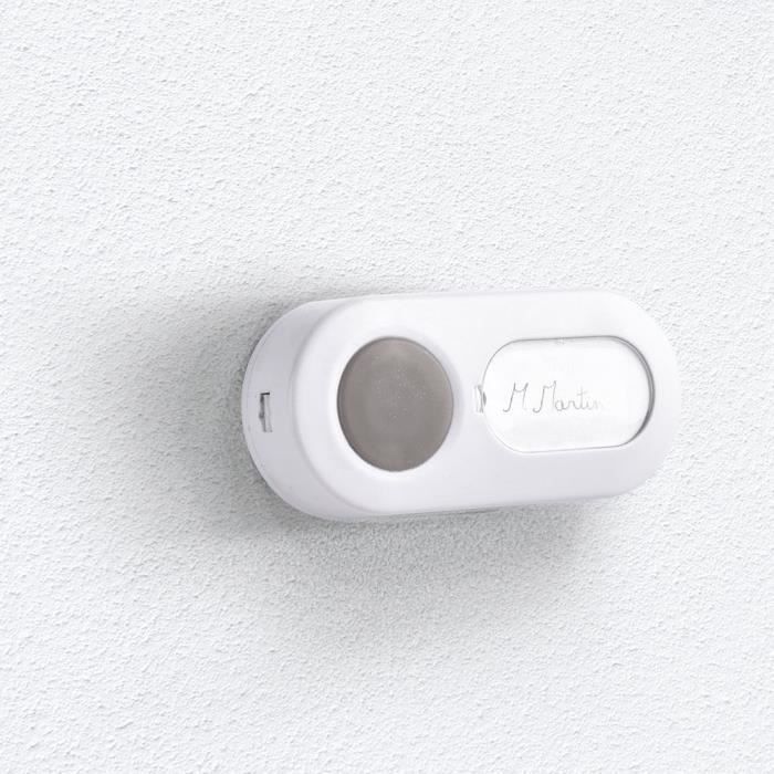 Timbre inalámbrico OneBell 100 - SCS SENTINEL - Alcance de 100 m - 15 melodías - IP55