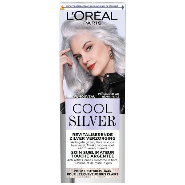 L'Oréal Paris Cool Silver 2 ревитализујућа сребрна нега са ефектом бисерне беле боје