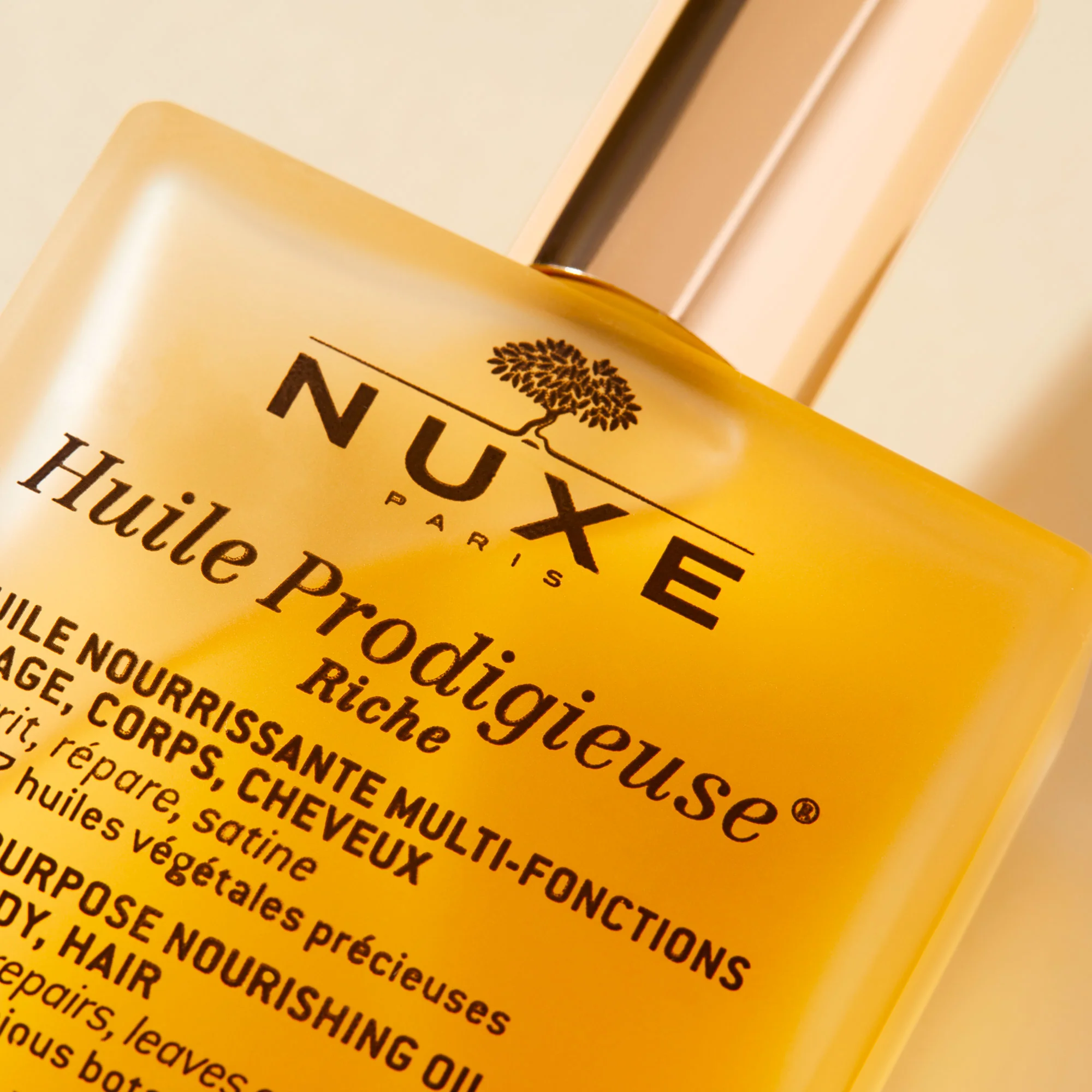 Huile Prodigieuse Olio Secco RICHE - Olio viso nutriente, Olio Corpo, Olio Capelli, Olio elasticizzante antismagliature