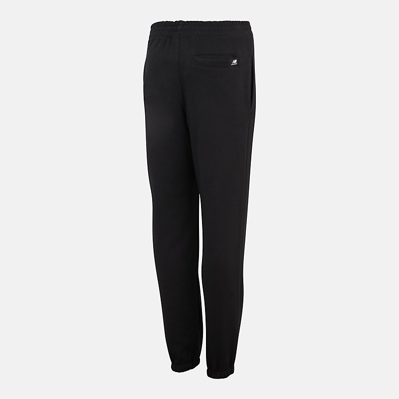 Enfant Essentials Jogginghose mit gestapeltem Logo aus French Terry – SCHWARZ