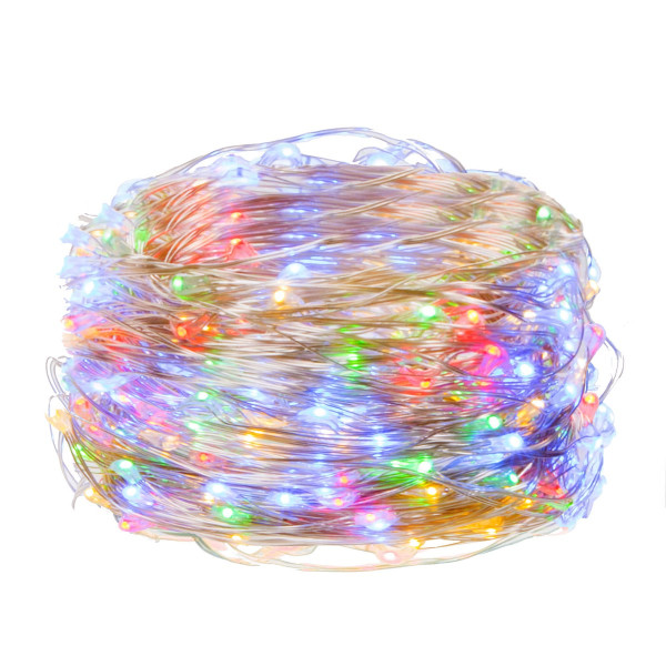 Lampki choinkowe 50 LED druciki mikro na baterie