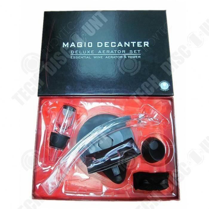 Kit de decantador y aireador de vino independiente INN®, set profesional para comerciantes de vino, refinamiento instantáneo del vino, aromas, diseño elegante, regalo