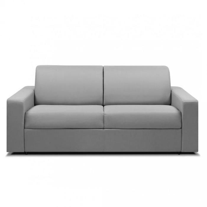Canapé convertible MIDNIGHT EXPRESS 120cm matelas 16cm neo gris silver