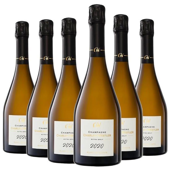 Charles Westler Blanc de Blancs Extra-Brut 2020 75cl lotto di 6