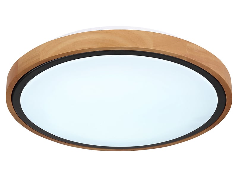 Plafon Bruno LED 30 cm metalowy brązowy
