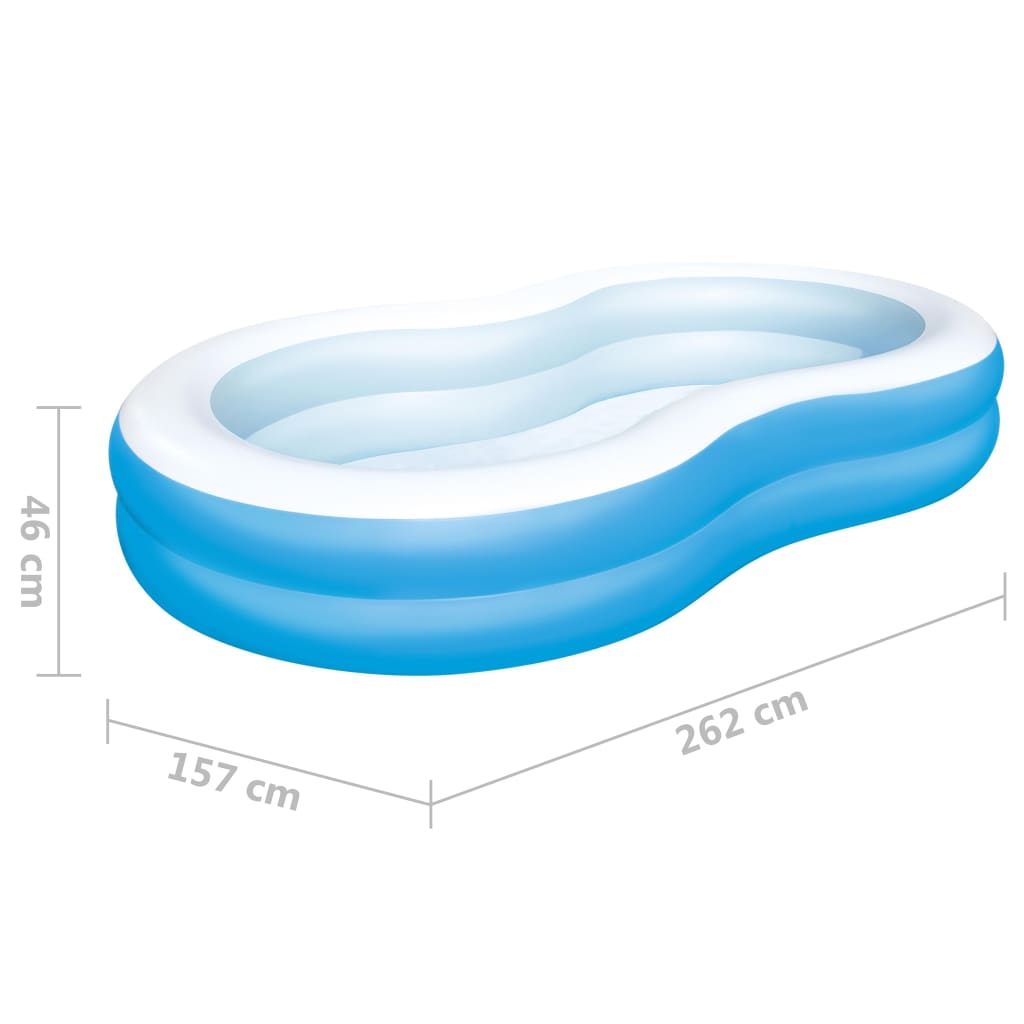 Piscine Bestway 262 x 157 x 46 cm