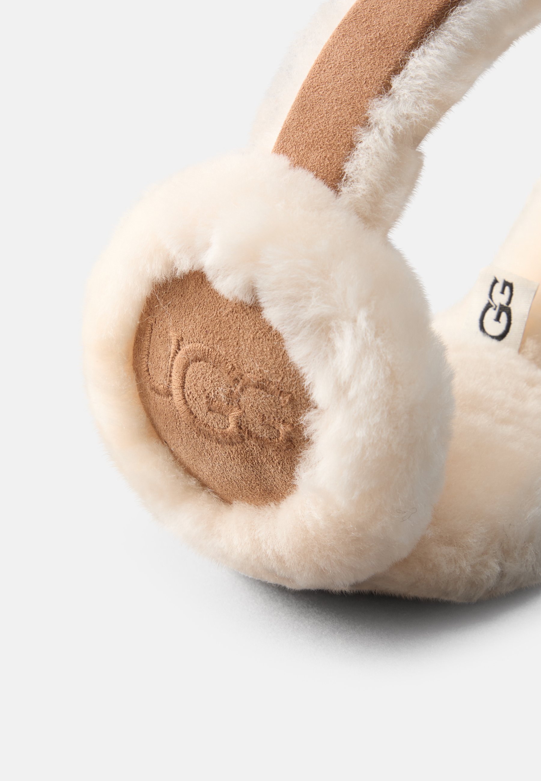 Cache-oreilles unisexe UGG à logo brodé - Châtaigne