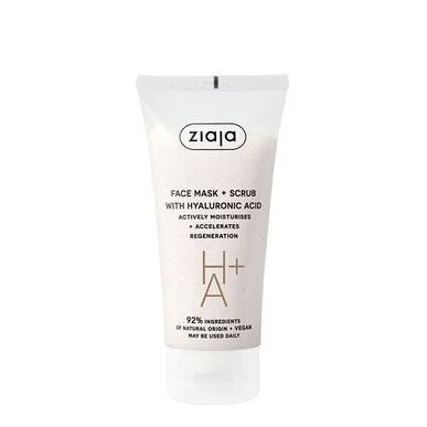 Ziaja ansiktseksfolierende maske med hyaluronsyre 55 ml