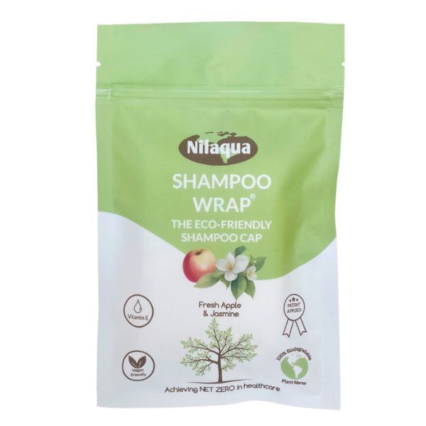 Nilaqua 100% Biodegradável Shampoo Wrap - Maçã e Jasmim
