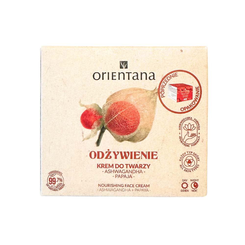Orientana Gesichtscreme mit indischem Ginseng für Tag und Nacht, 50 g