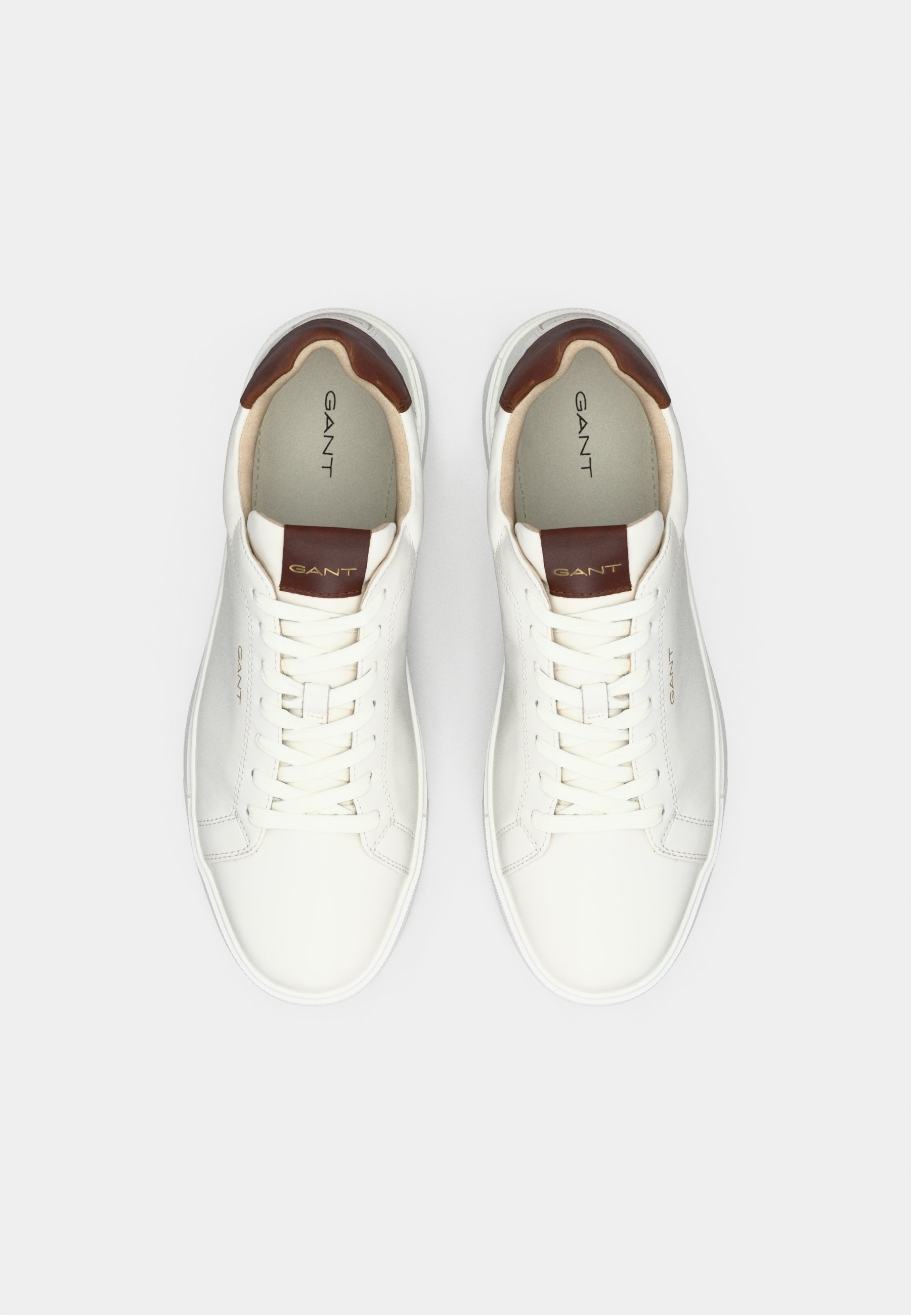 GANT MC JULIEN - Joggesko - white/cognac