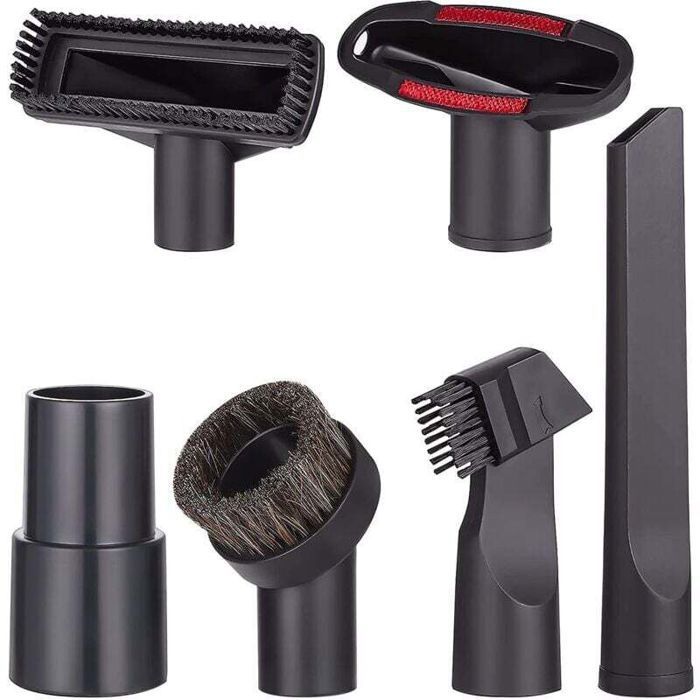 Accesorios para aspiradoras ZOR® - 6 piezas - 32 mm de diámetro - Compatible con Karcher - Compatible con Rowenta