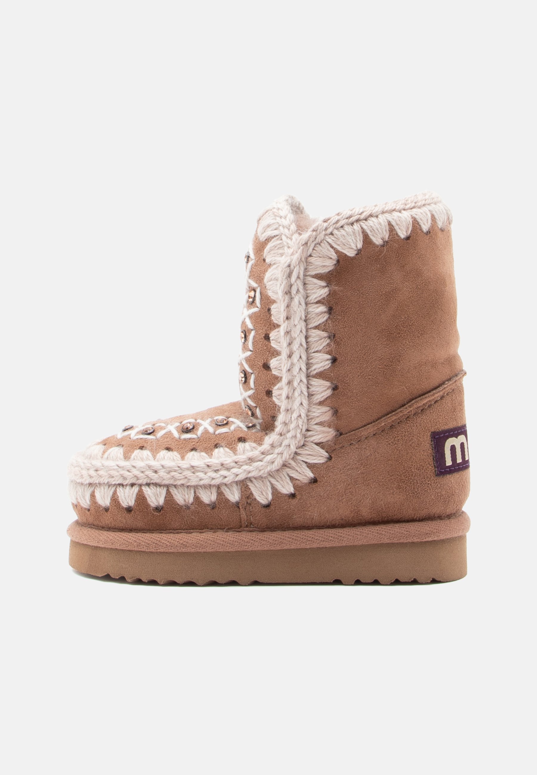 Mou KID - Laarzen - roze/bruin