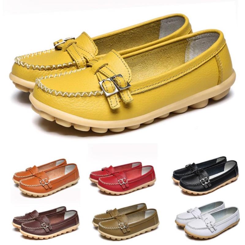 scarpe comode da donna Primavera e Autunno Scarpe casual da donna con rilievo Suola piatta Beanshoes schoenen dames