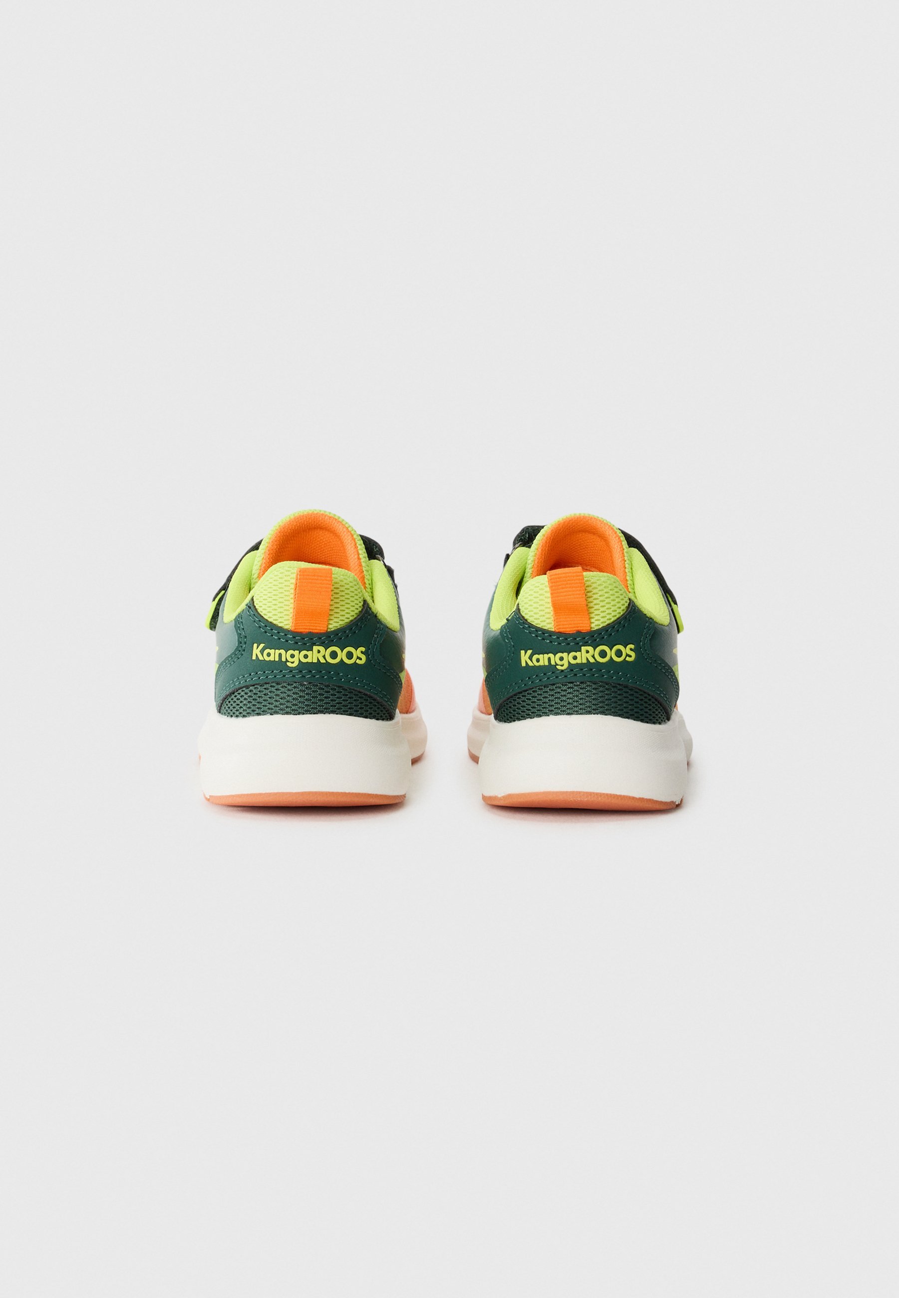 Tênis KangaROOS PANG UNISSEX - Verde esmeralda profundo/laranja solar