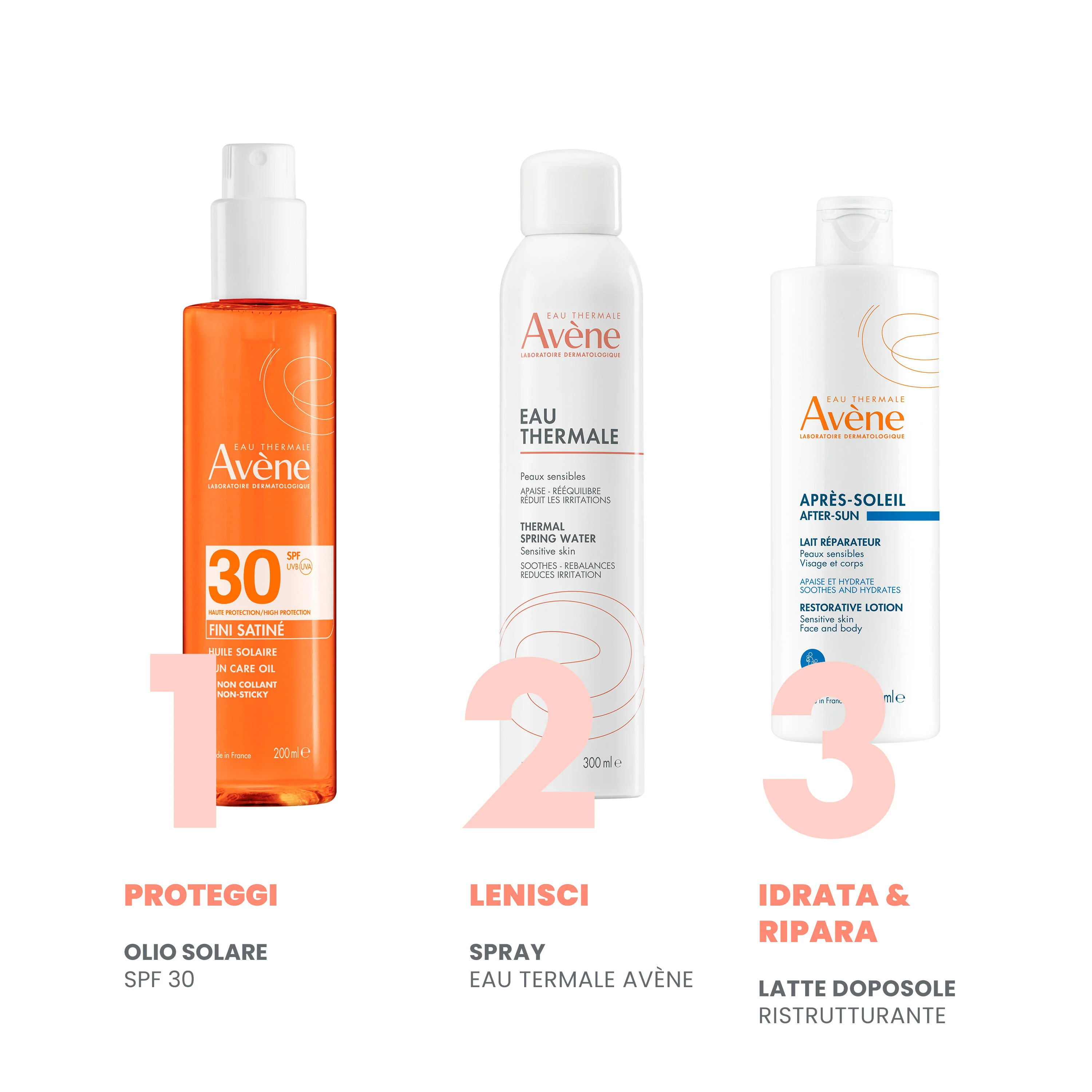 Suncare Olio Solare SPF30 - Olio solare corpo alta prot.