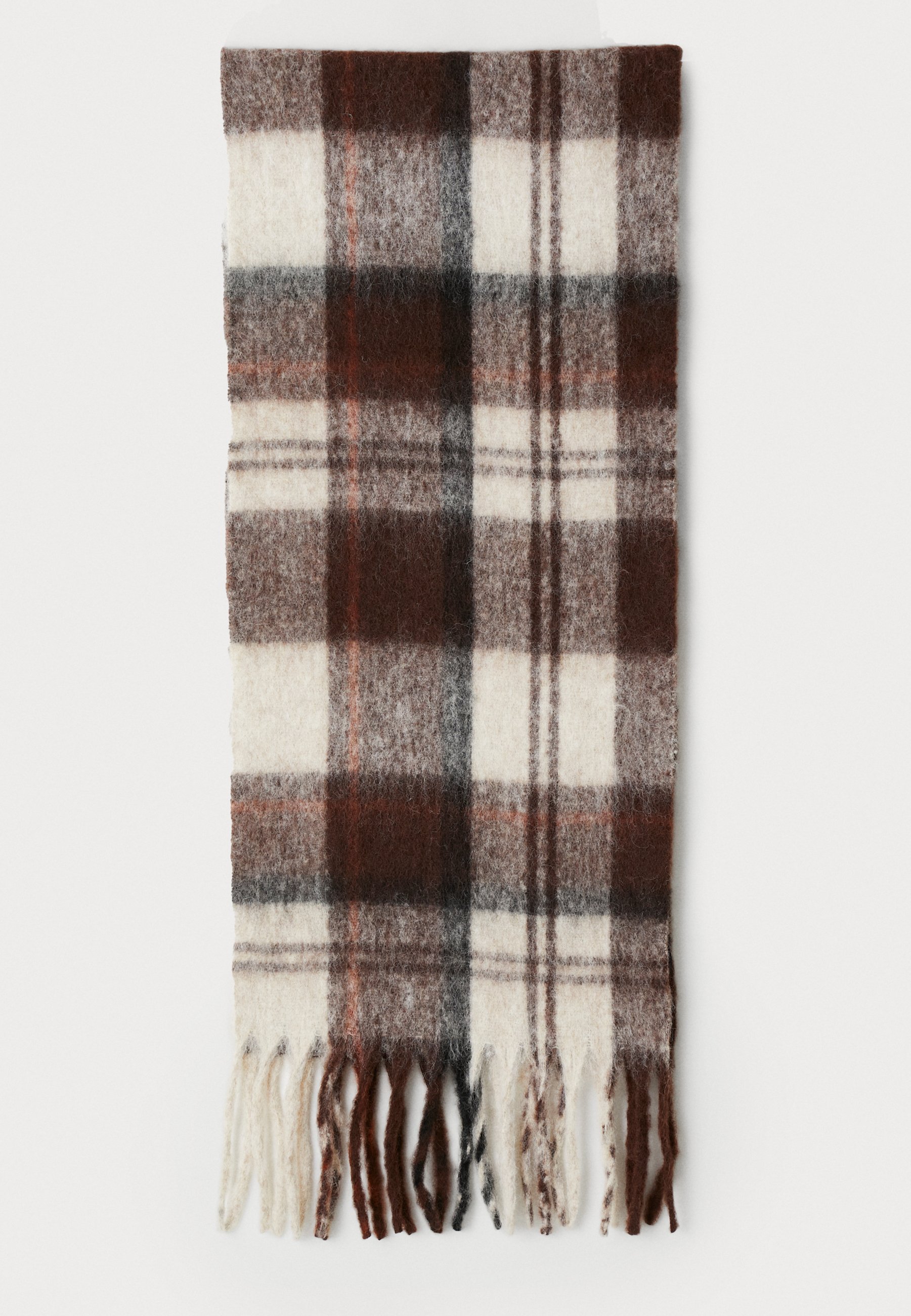 Even&Odd sjaal - kaki/beige/zwart