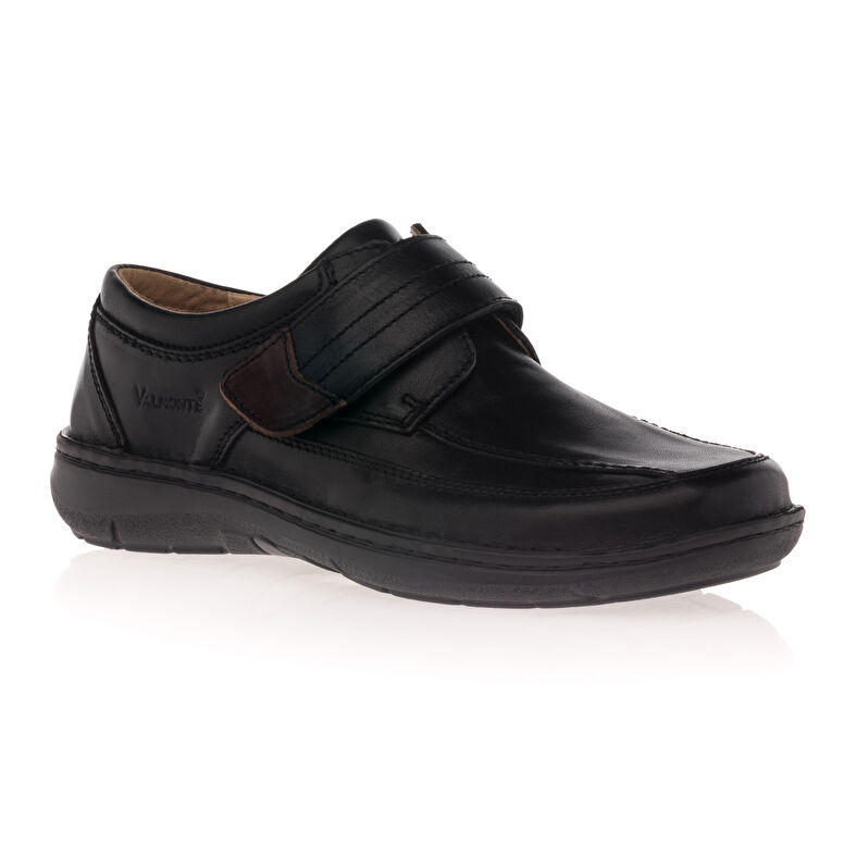 Zapatos cómodos para hombre, color negro.