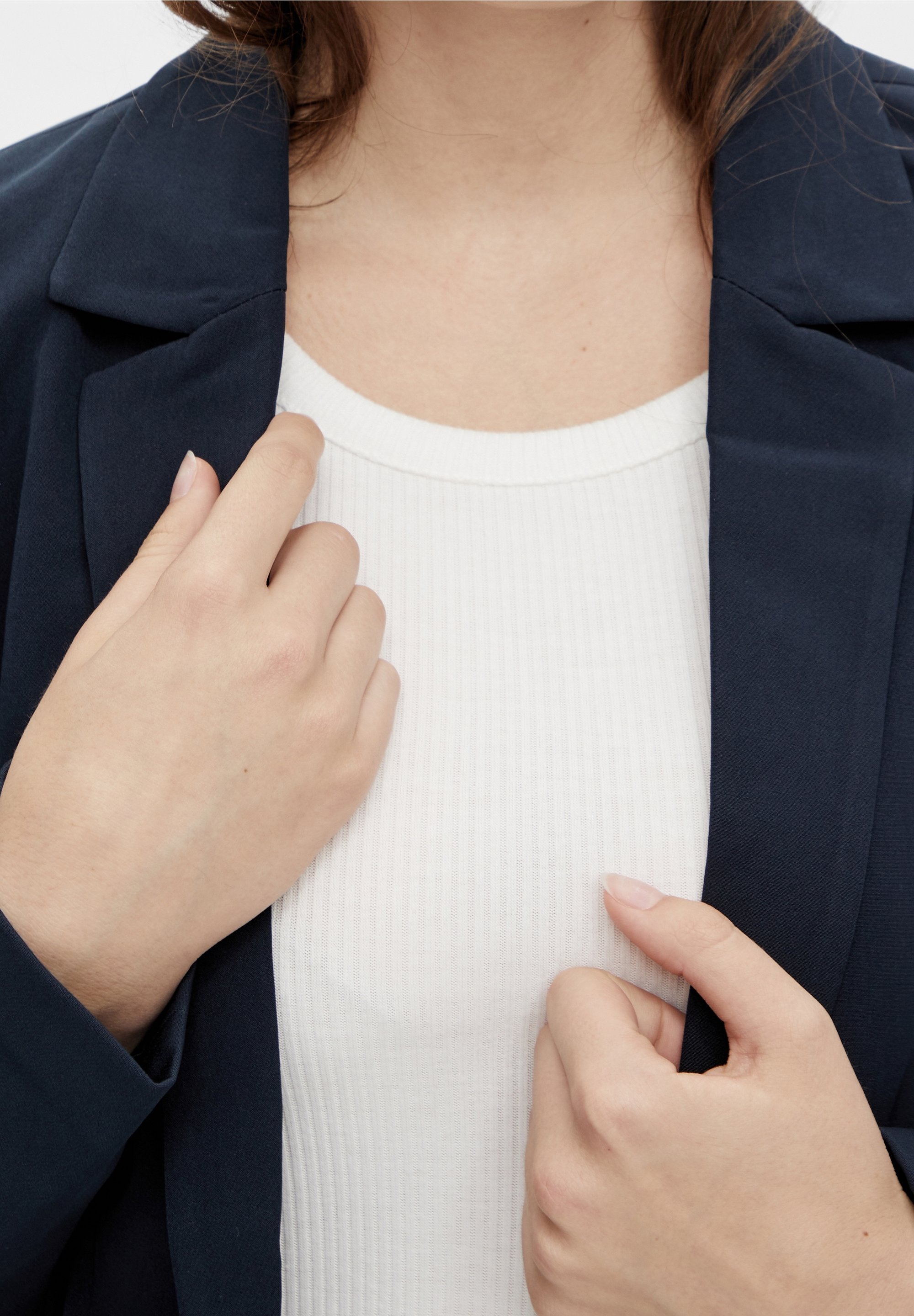 Blazer van Pieces - donkerblauw