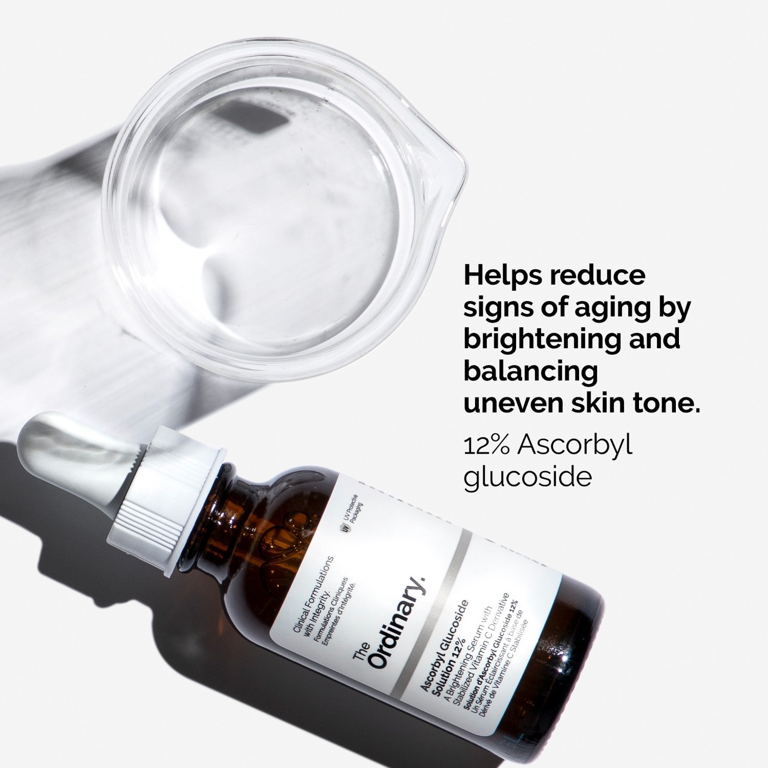 The Ordinary C vitamīna serums C vitamīna askorbilglikozīda šķīdums 12% - 30 ml