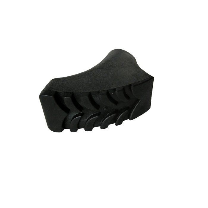 12 puntas de goma X-4TTW (blandas) o X-4TTH (duras) para bastones de marcha nórdica: protección de goma para bastones de senderismo de 10 mm.