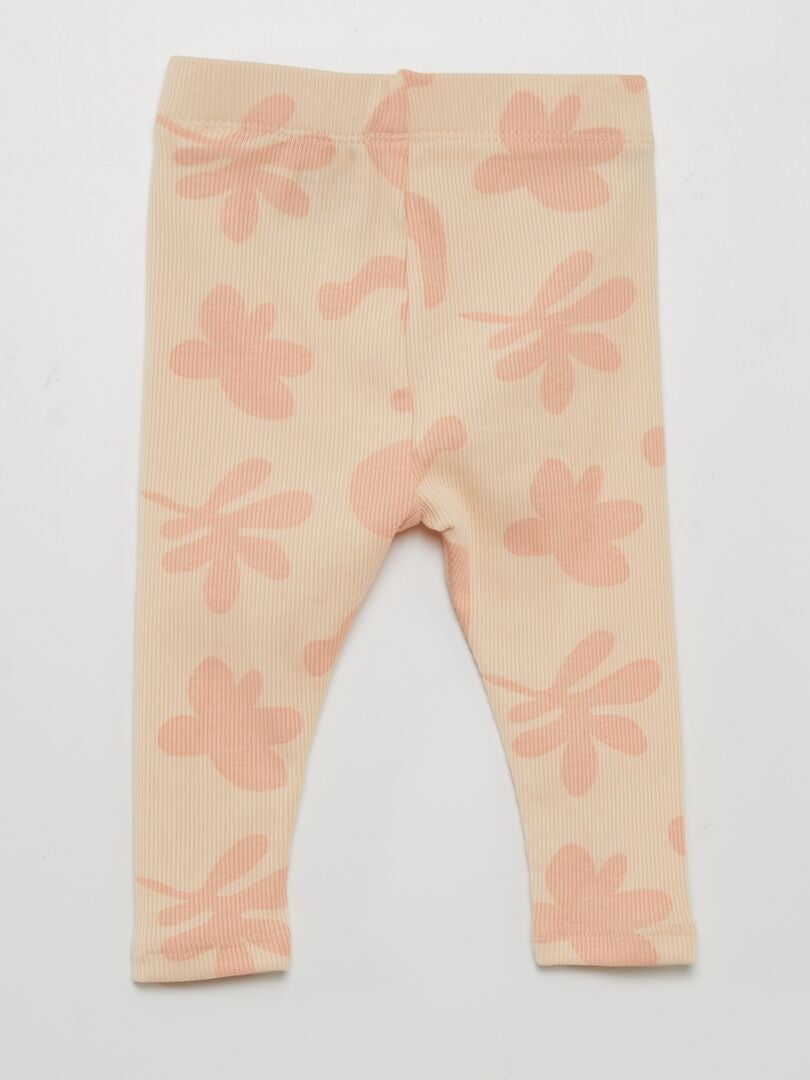 Bedrukte leggings - Grafik Edition - BEIGE
