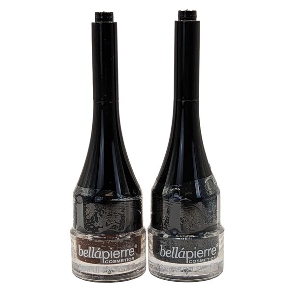 Bellapierre - Delineador JetBlack, Gel para Sobrancelhas Castanho
