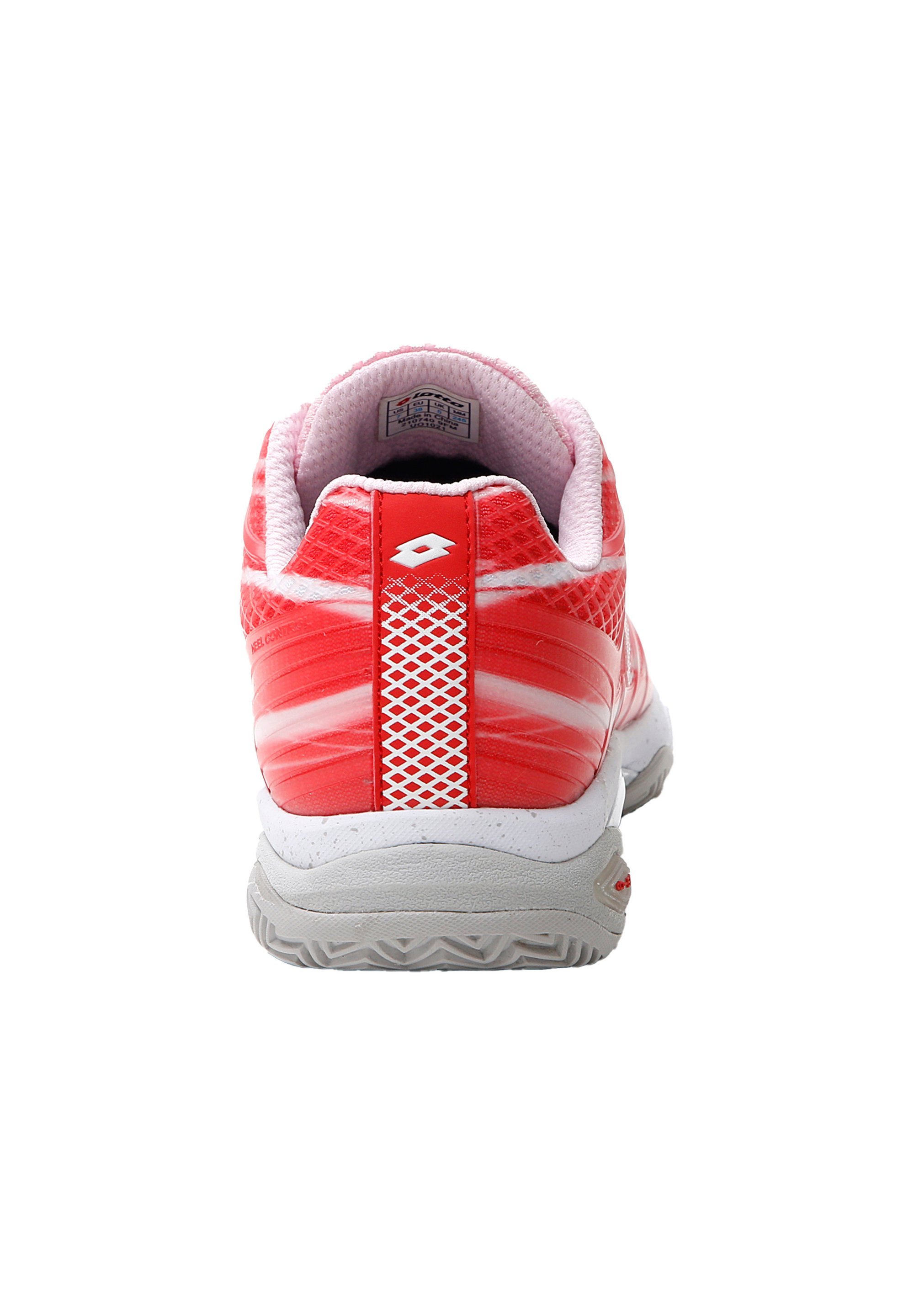 Lotto MIRAGE 300 - Chaussures de tennis terre battue koralle weiss hellgrau