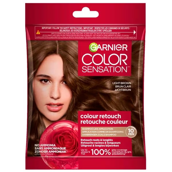 Garnier Color Sensation Color Retouch 5.0 Svijetlosmeđa boja za kosu