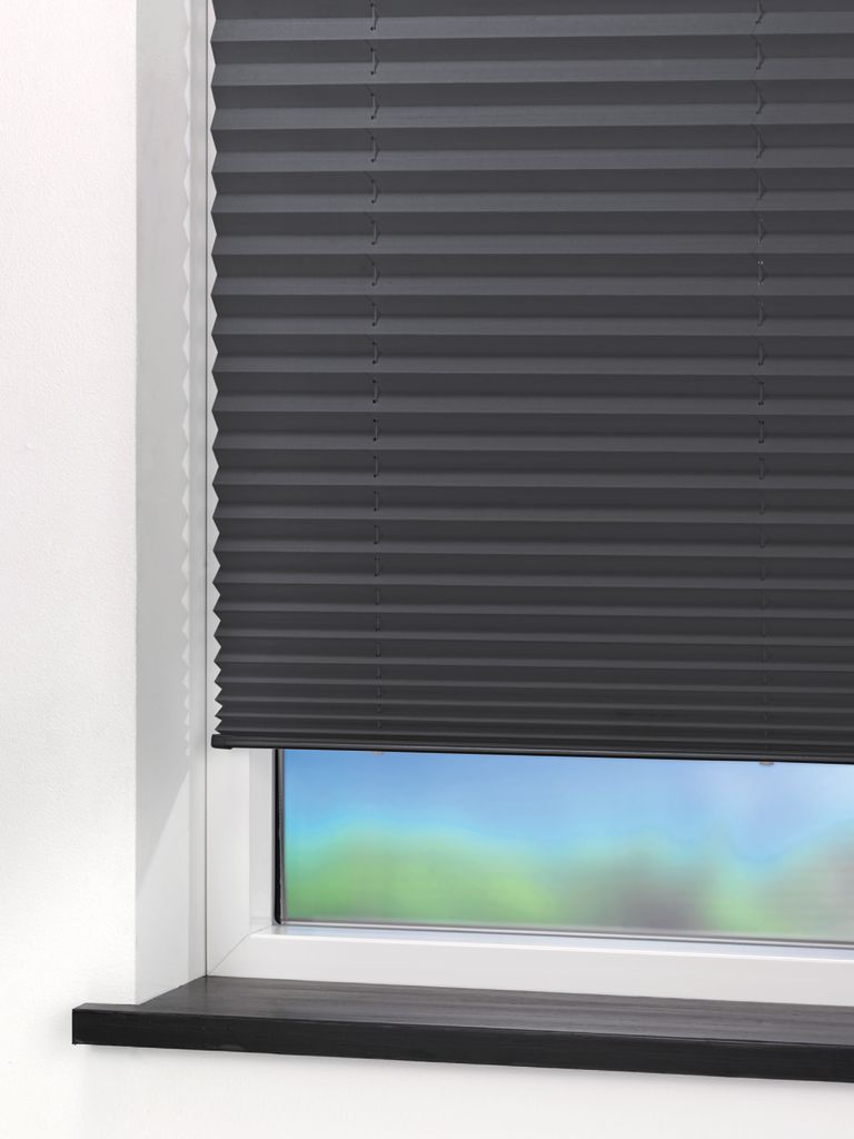 SALTHOLM Plise zavjesa SALTHOLM 80x130cm siva