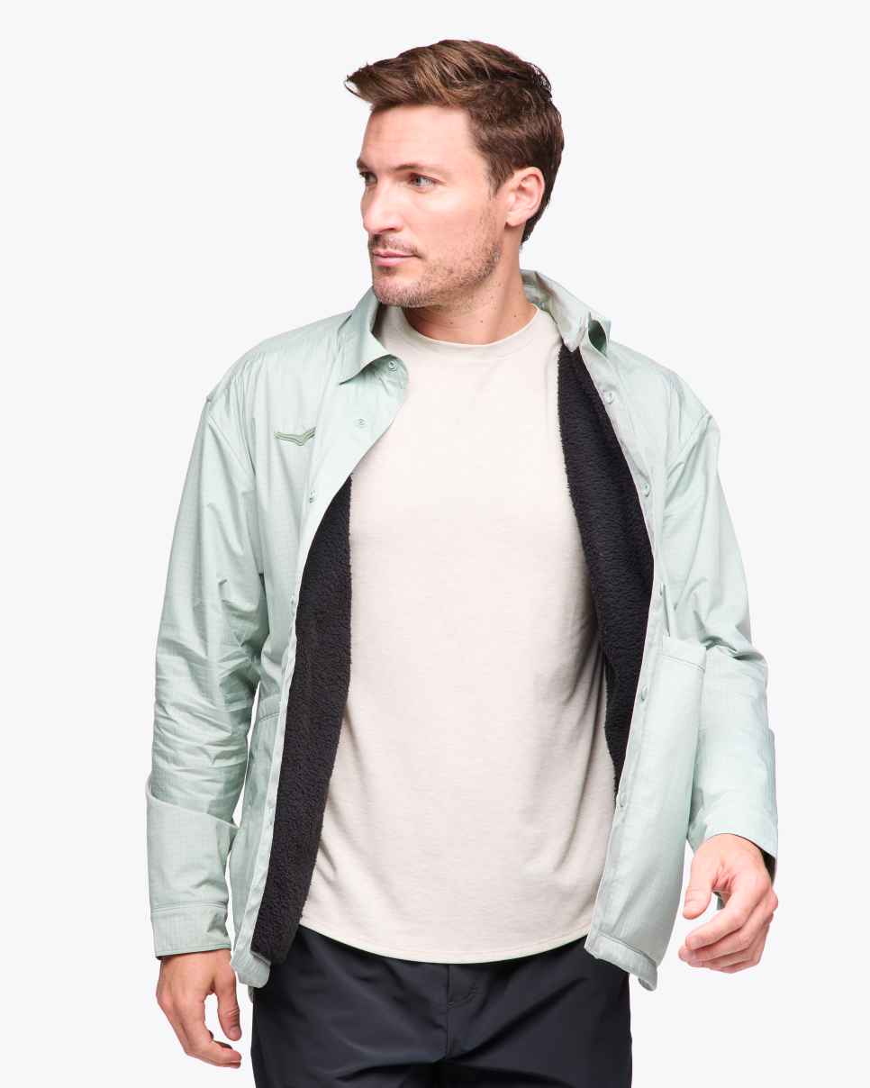 HOKA Giacca-camicia OutTrail Aloe Vera