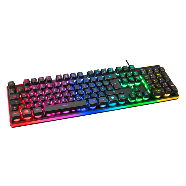 Πληκτρολόγιο μεμβράνης για παιχνίδια με RGB και anti-ghosting