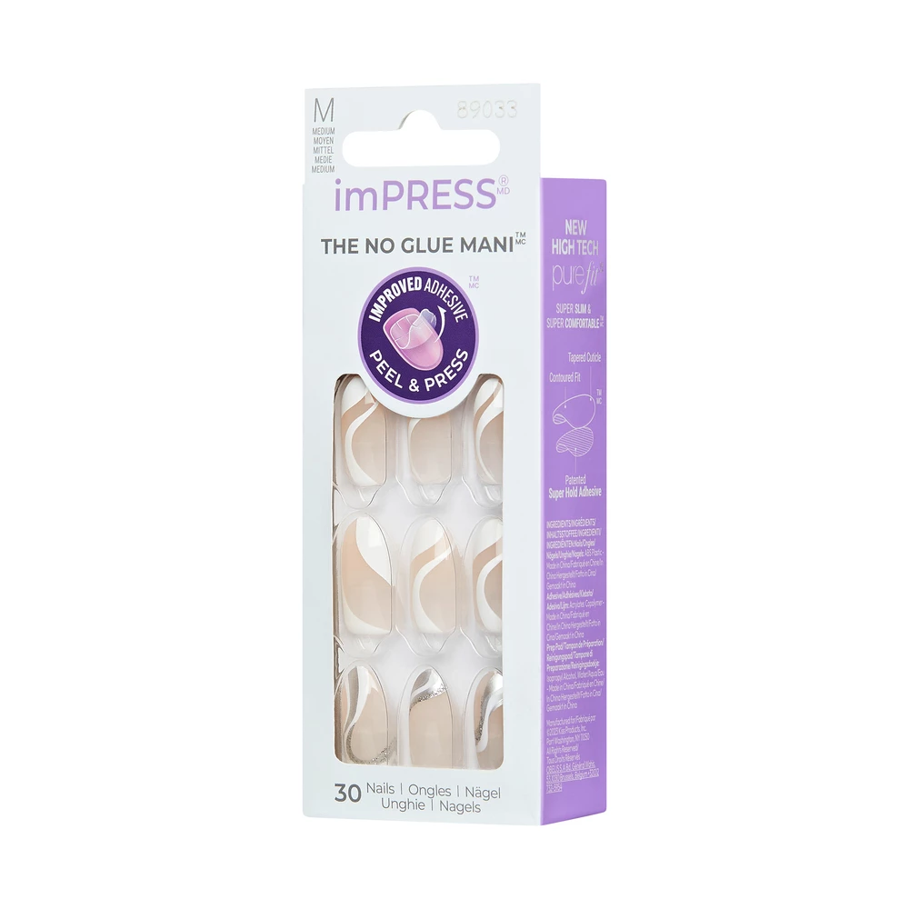 ImPRESS Umjetni nokti - On My Mind 30 kom - Kiss
