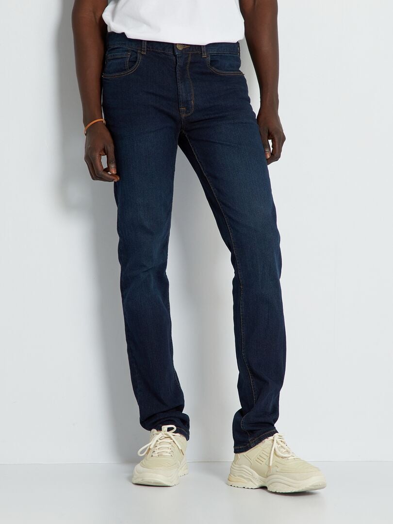Slim stretch jeans maat L34 - indigoblauw
