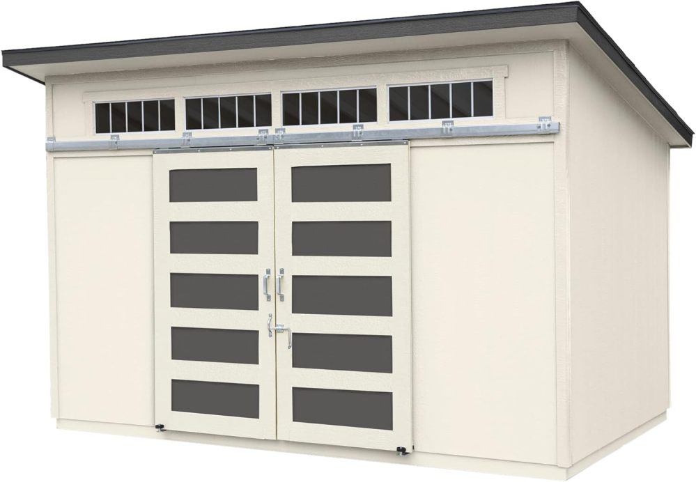 Handy Home Products Palisade 12x8 DIY-puinen varastovaja (lattialla)