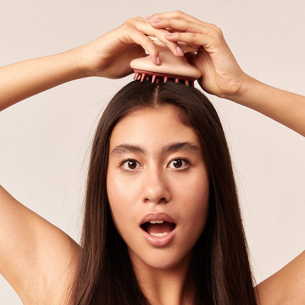 GLOV Kopfhautmassagebürste mit Massagezubehör – 1 Stück